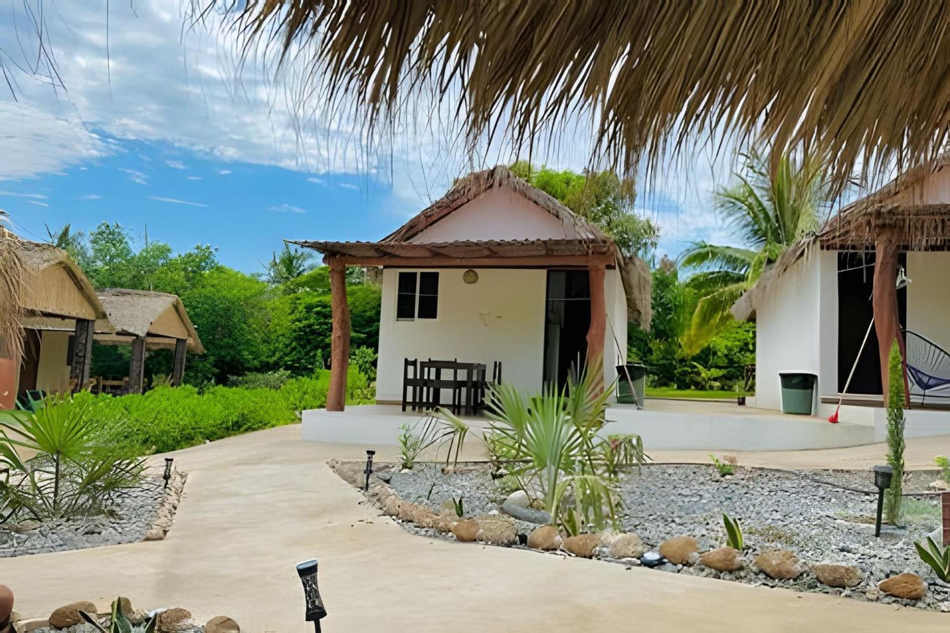 Casa Las Palmas Playa La Saladita シワタネホ エクステリア 写真