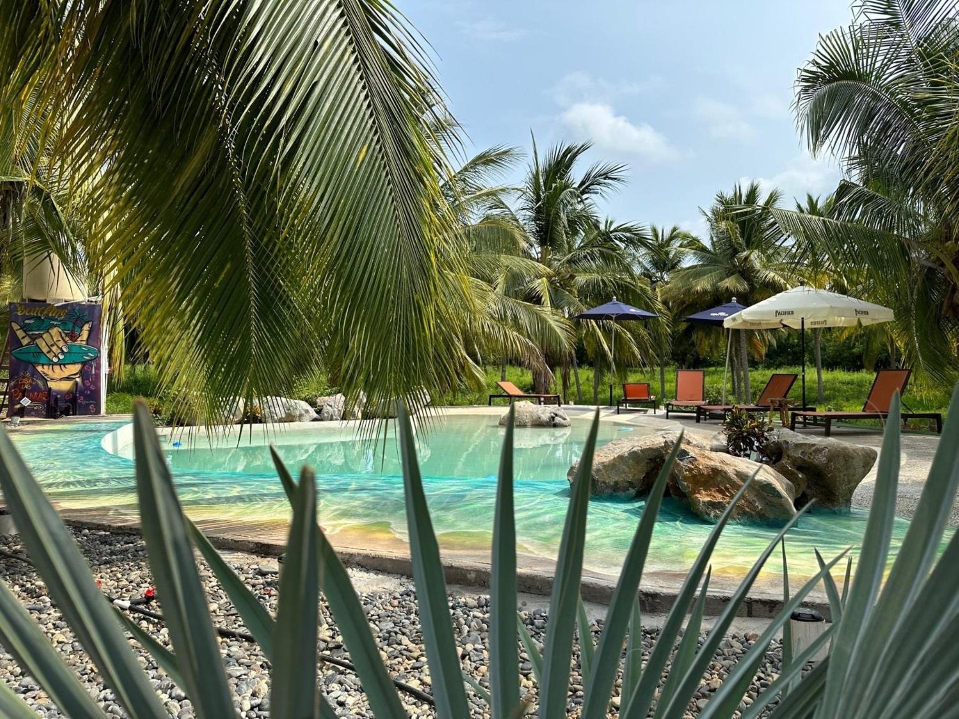 Casa Las Palmas Playa La Saladita シワタネホ エクステリア 写真