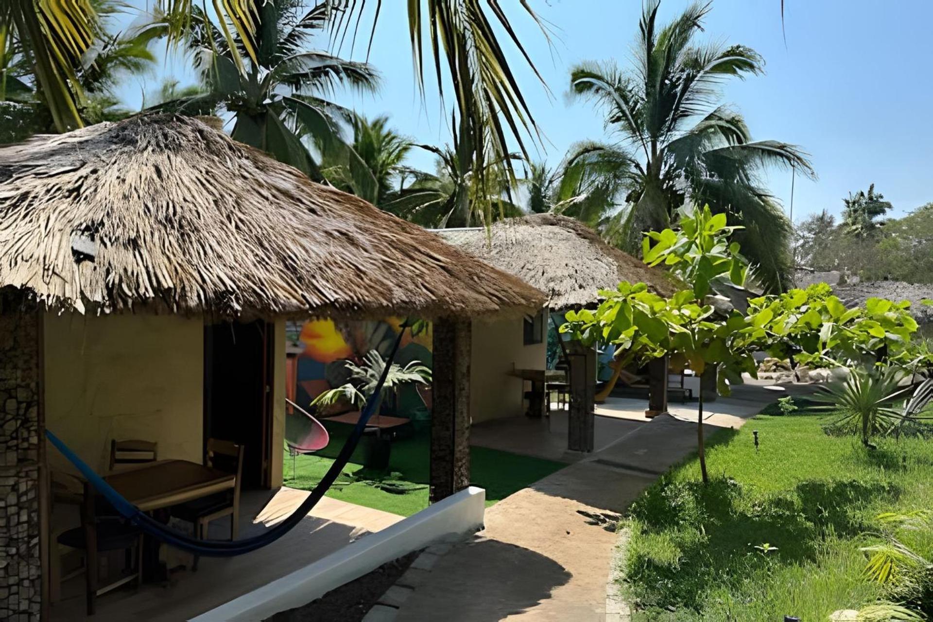Casa Las Palmas Playa La Saladita シワタネホ エクステリア 写真