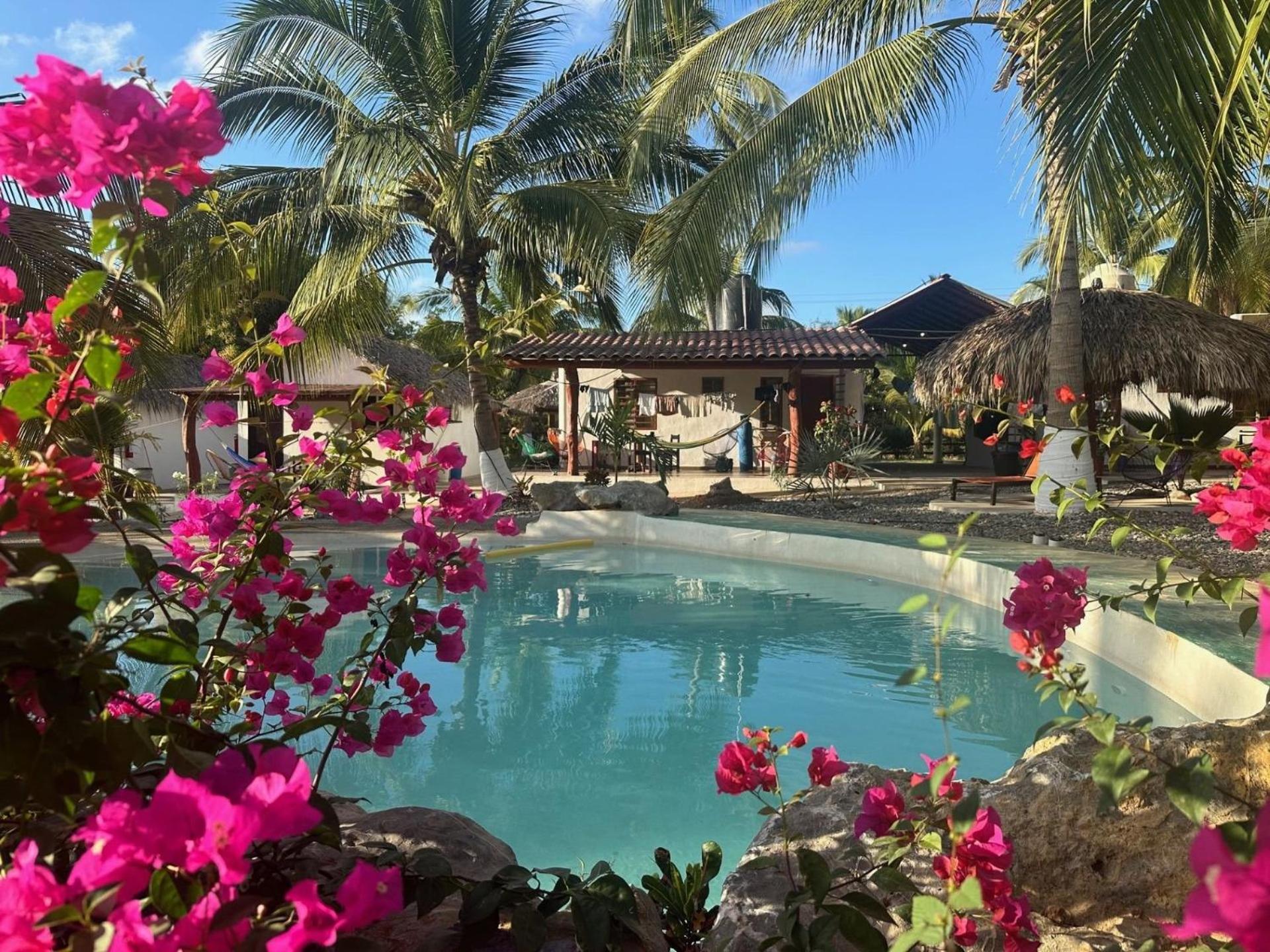 Casa Las Palmas Playa La Saladita シワタネホ エクステリア 写真