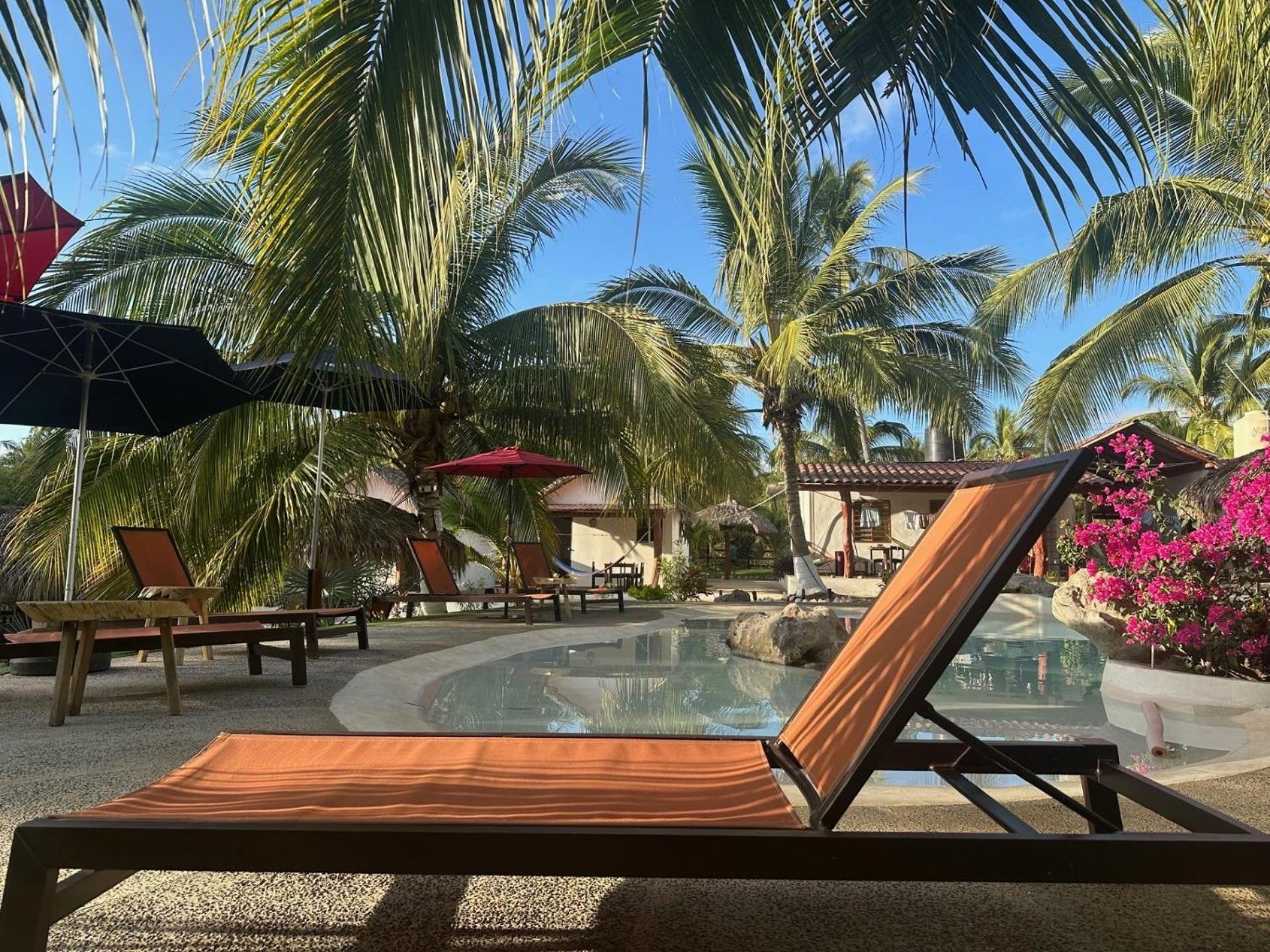 Casa Las Palmas Playa La Saladita シワタネホ エクステリア 写真